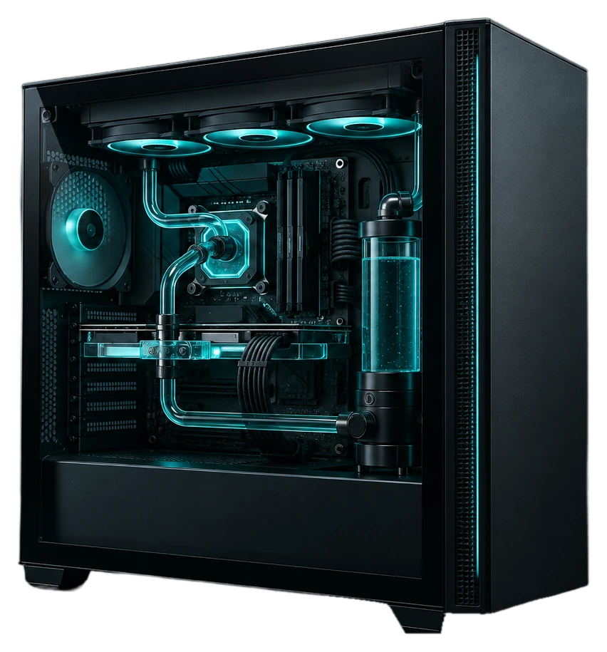 Gaming-PC mit Wasserkühlung – individuell zusammengestellt von Artitech